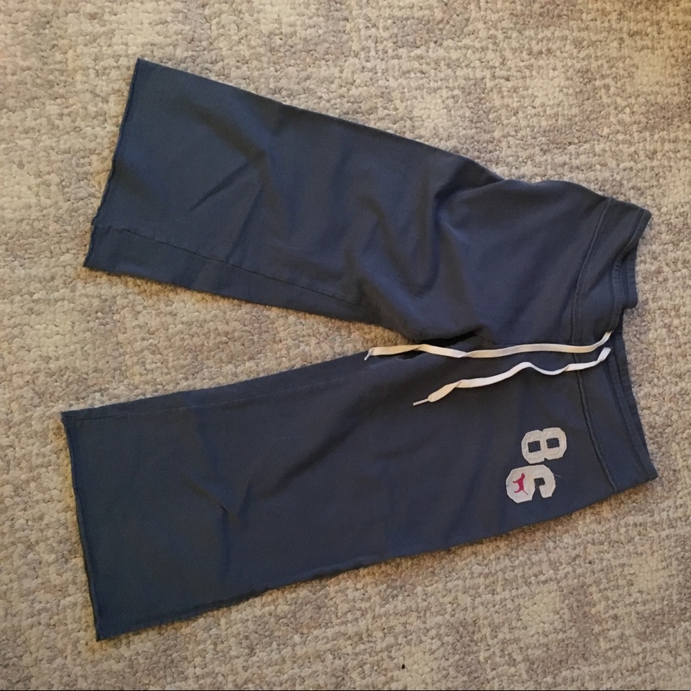 Pink cropped yoga sweats!
