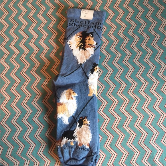 Wheel House Accessories - Shetland Sheepdog socks