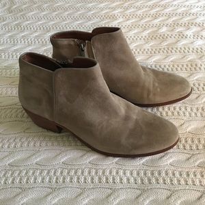 Suede ankle booties sz 7.5 Sam Edelman