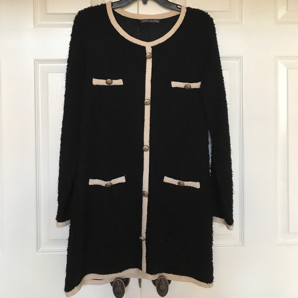 Chanel style sweater dress