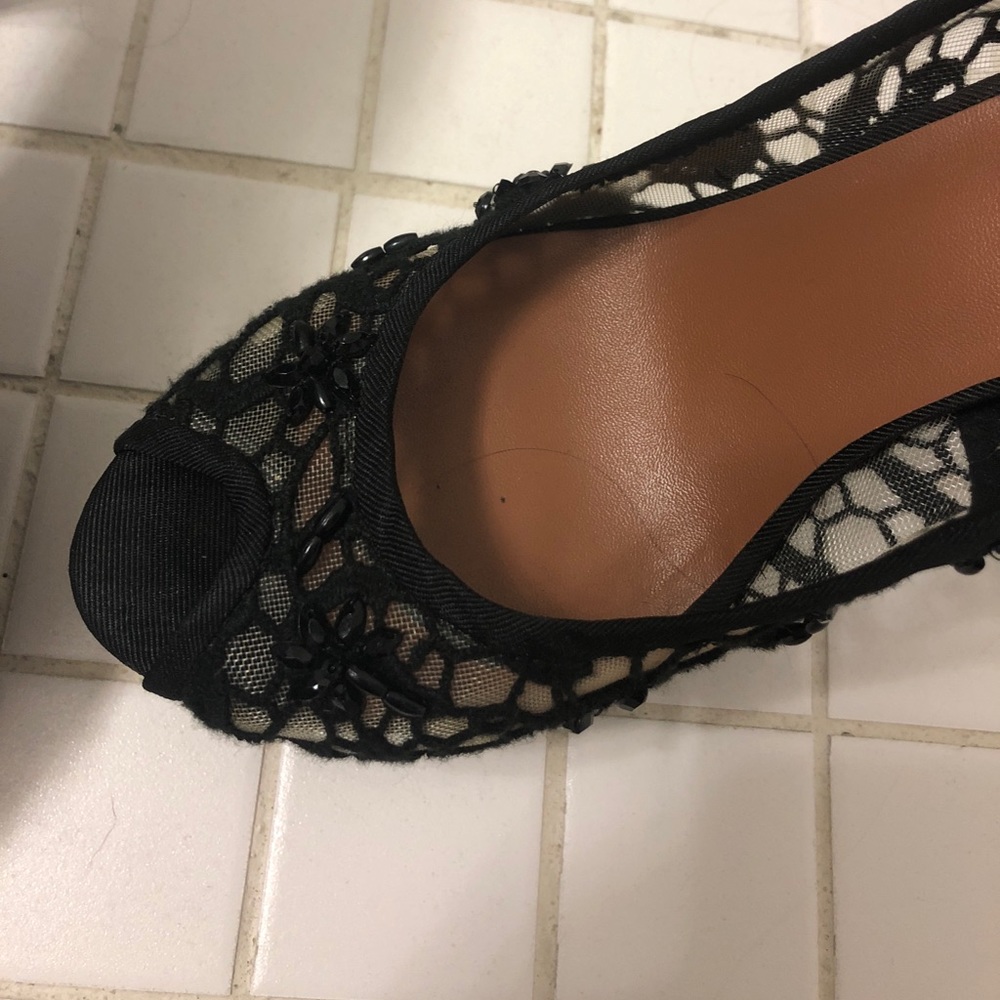 Mix No 6 open toe mesh lace heel - Picture 2 of 3