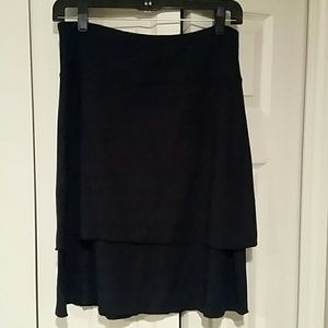 ATHLETA LAYERED JERSEY SKIRT
