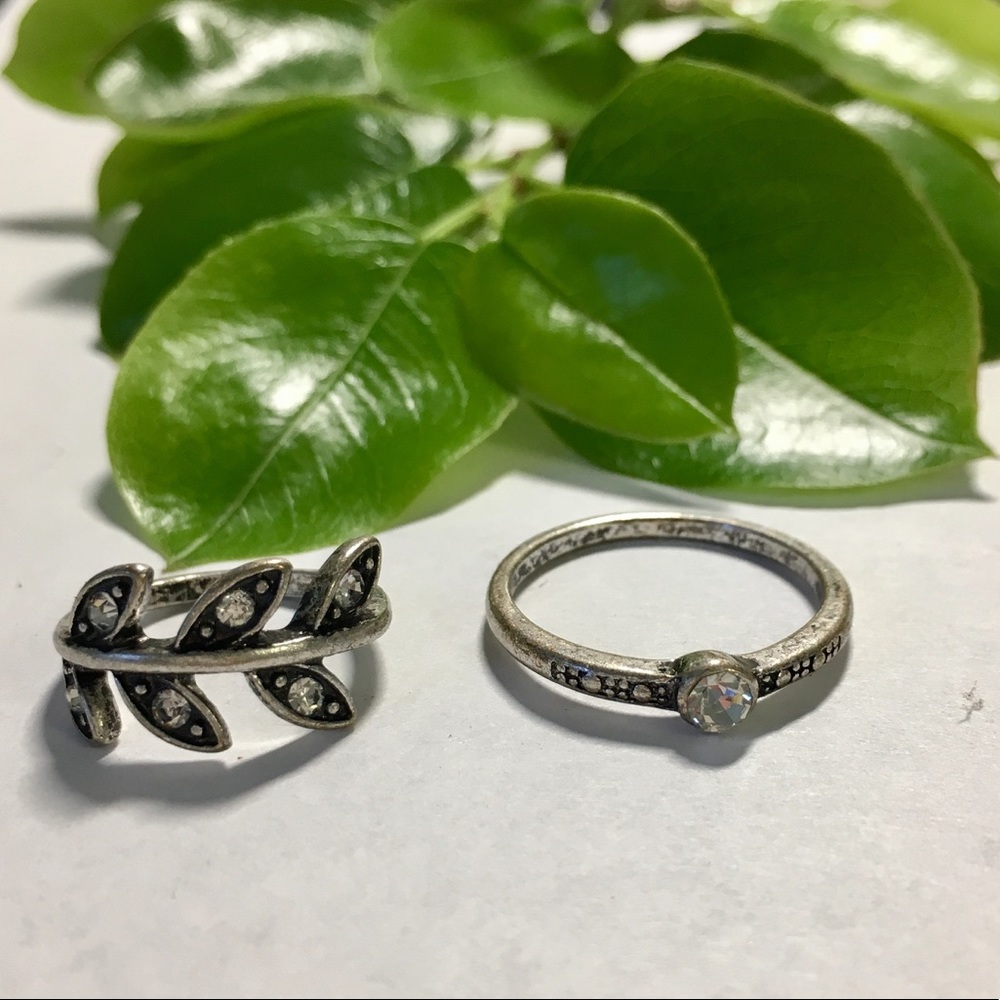 ✨FLASH SALE ✨ 2 silver rings