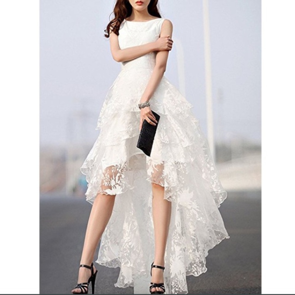 Cute Sleeveless Three Layer Party Dress
