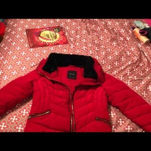 Zara red coat
