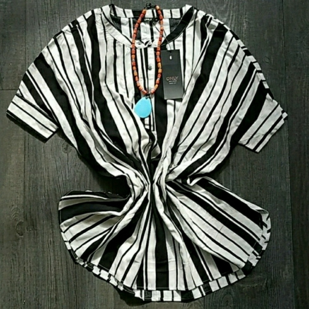 Only Striped Blouse - NEW