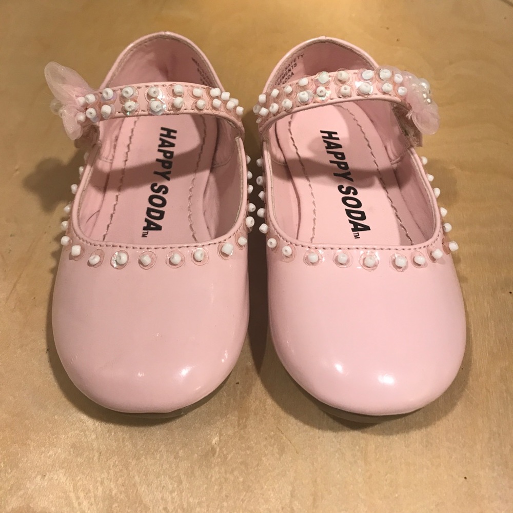 Pink Soda Toddler Mary Janes Size 5