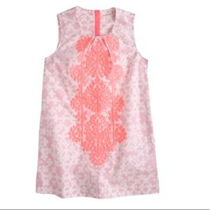 Crewcuts GIRLS' EMBROIDERED CLOVER PRINT DRESS