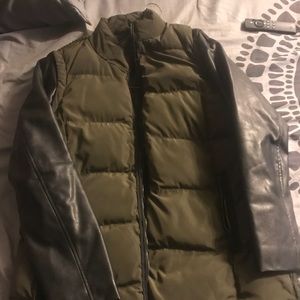 Two tone stylish coat