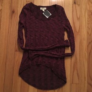 NWT Silence + Noise knit long sleeved top XS