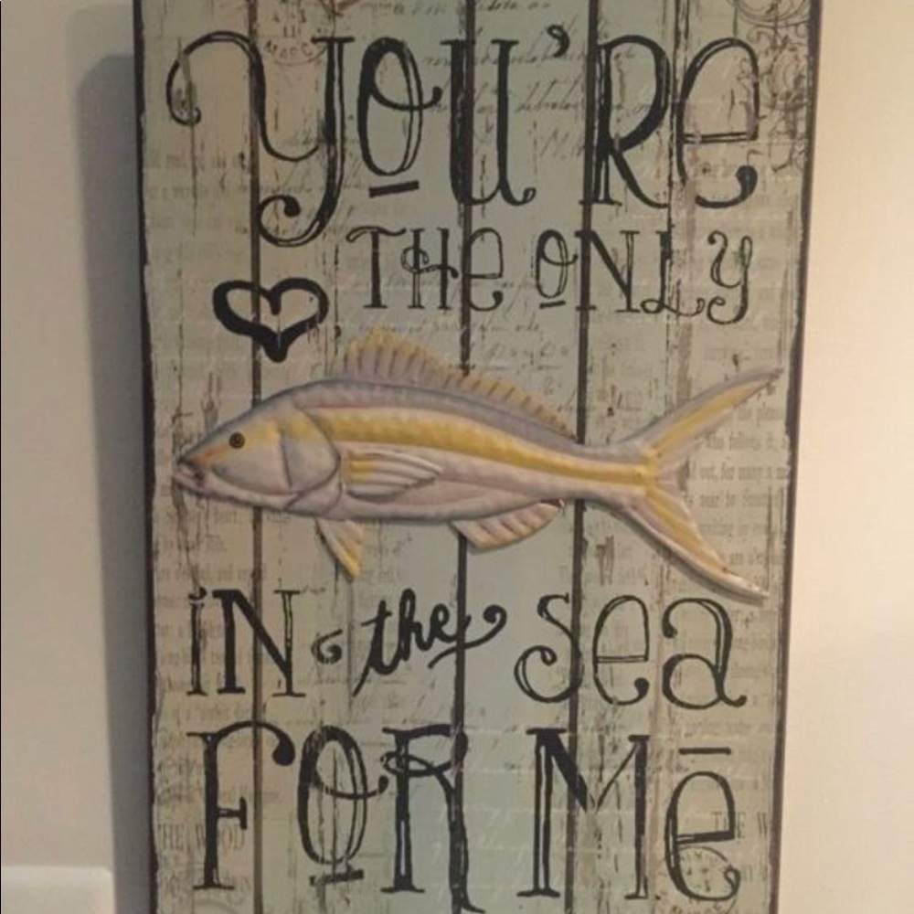 Wood sign
