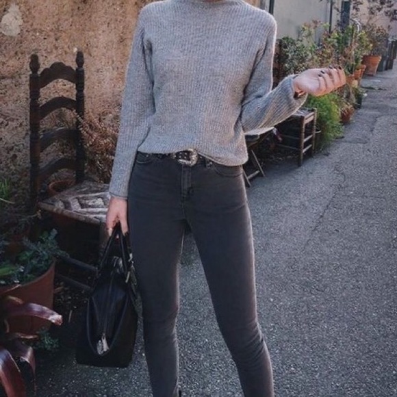 Heather grey• 90's pullover🍁 - Picture 4 of 4