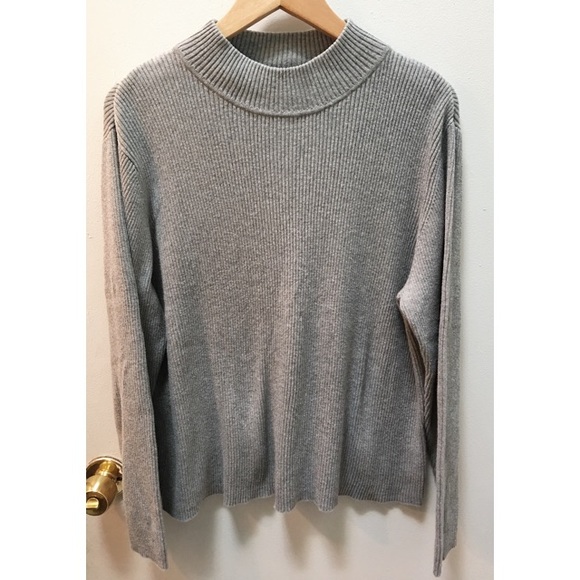 Heather grey• 90's pullover🍁 - Picture 2 of 4