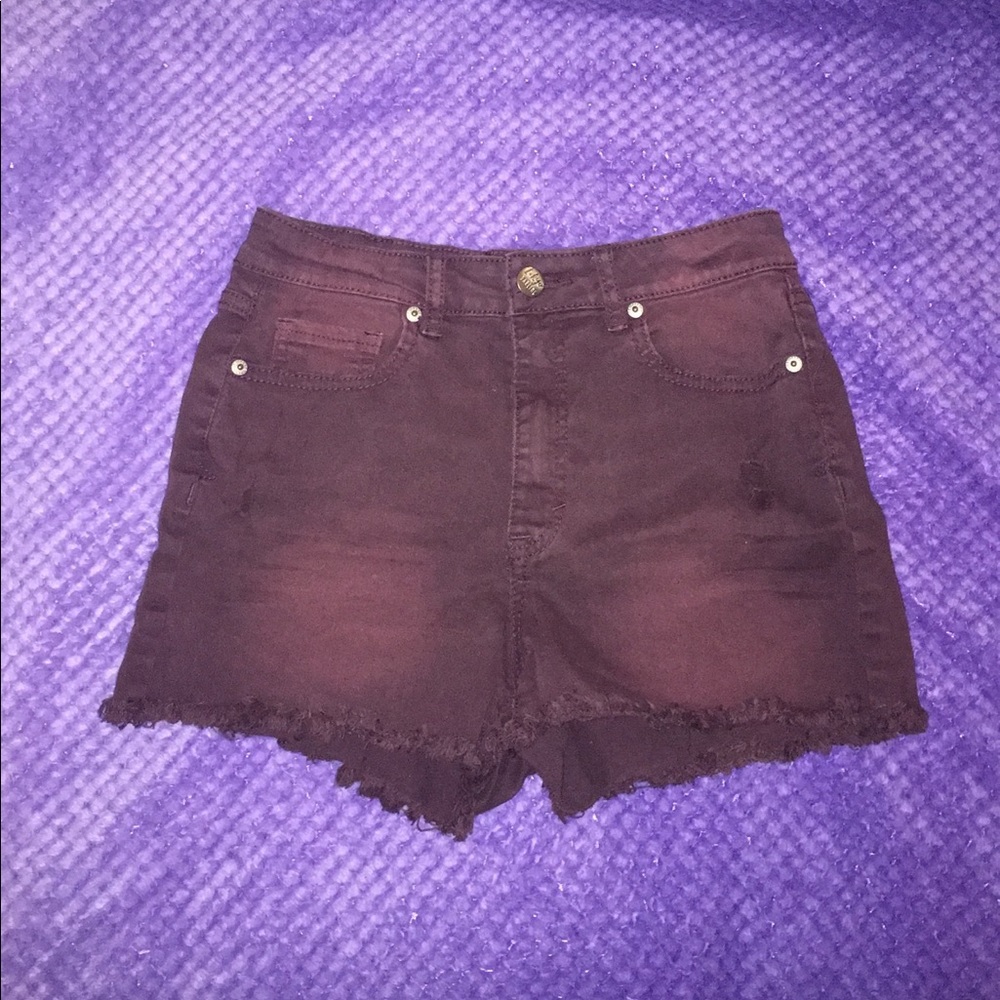 Aeropostale Purple Jean Shorts