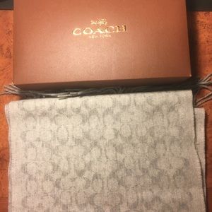 Coach cashmere scarf!