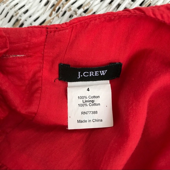 NWOT | J. CREW | Coral Sleeveless A-line Sundress • Size 4 - Picture 6 of 8