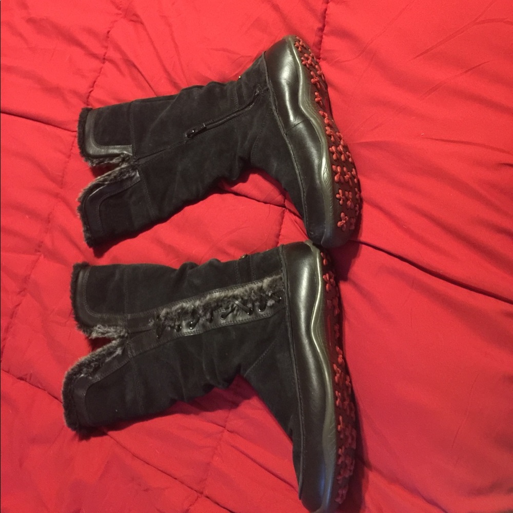 ☃️North Face Black Winter Boots EC❄️