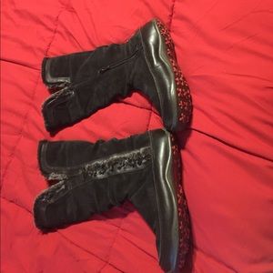 ☃️North Face Black Winter Boots EC❄️