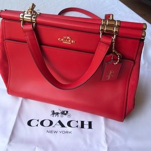 Coach x Selena Grace bag in mixed leather