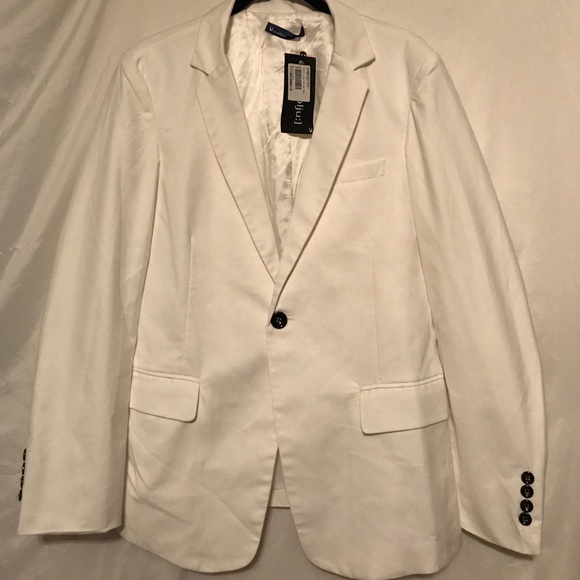 WID^BIJU:] Doublju man white coat SZ L - Picture 2 of 3
