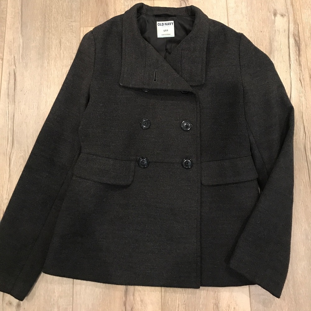 Old Navy Dark Gray Peacoat