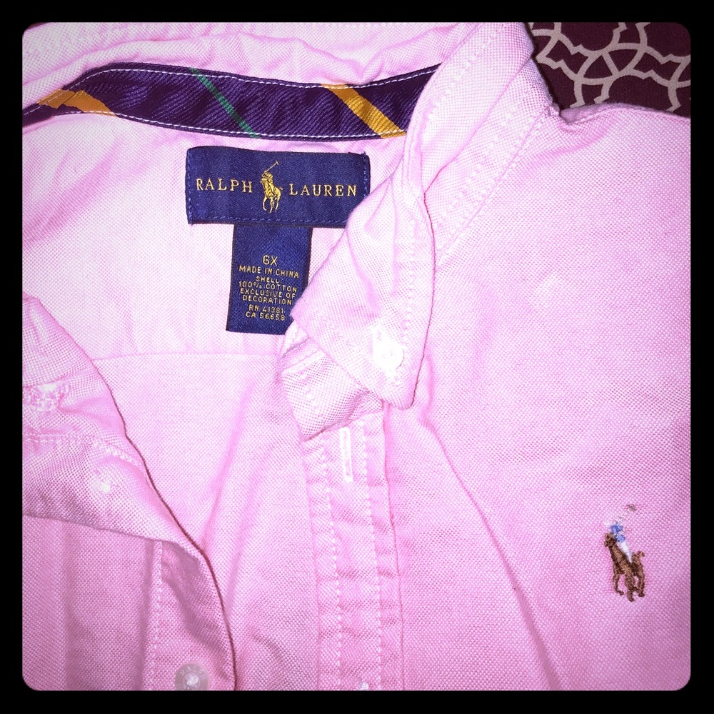 Little Girl’s Polo Ralph Lauren Dress Shirt