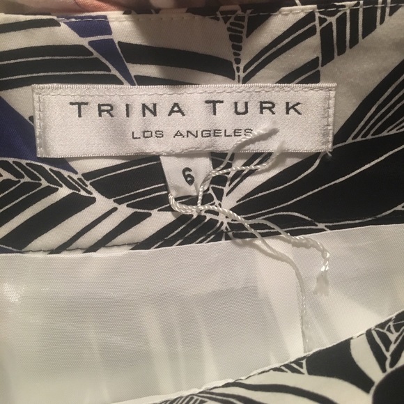 Trina Turk palm print mini skirt - Picture 3 of 3