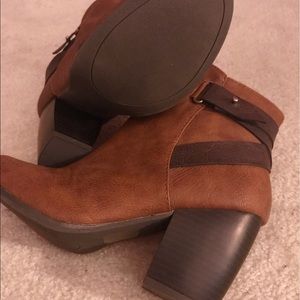 Chunky Heel Booties