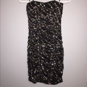Strapless party dress