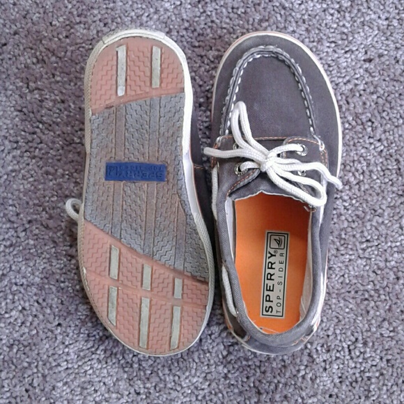 Sperry Other - BOYS Sperry Top-Sider HALYARD Canvas Boat Shoes 12