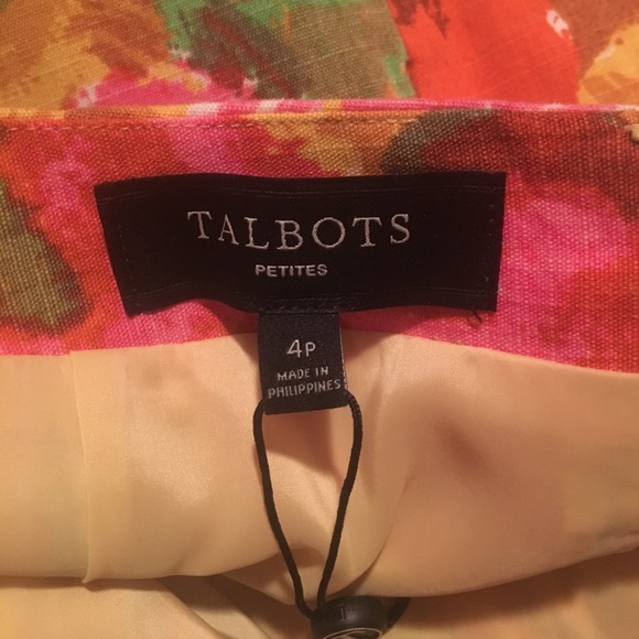 Talbots petites floral pencil skirt - Picture 4 of 4