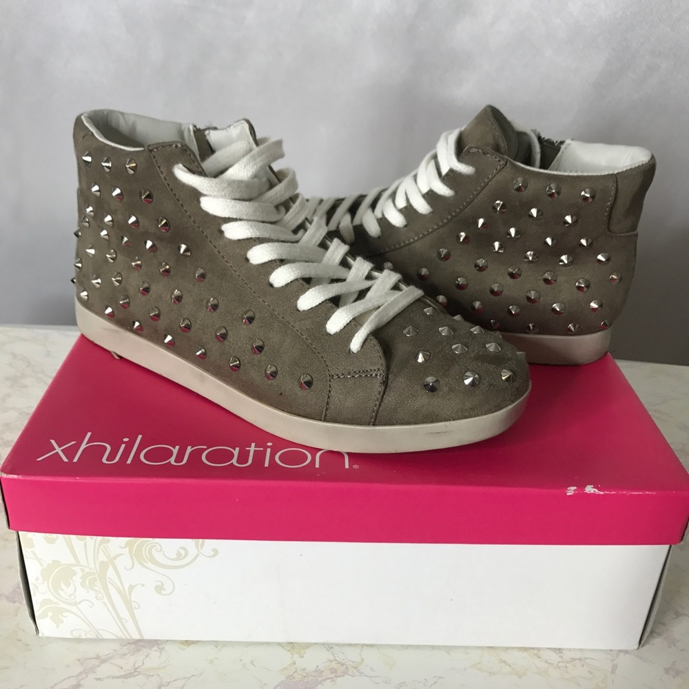 Studded High Too Sneakers