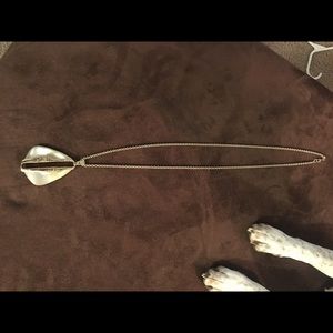 Gold Lucite Alexis Bittar Statement necklace