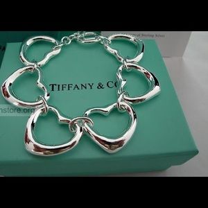 Tiffany&Co Elsa Peretti open heart bracelet