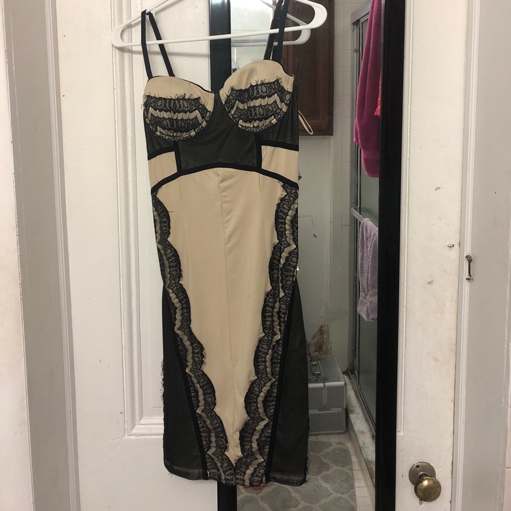 Arden B nude slip dress