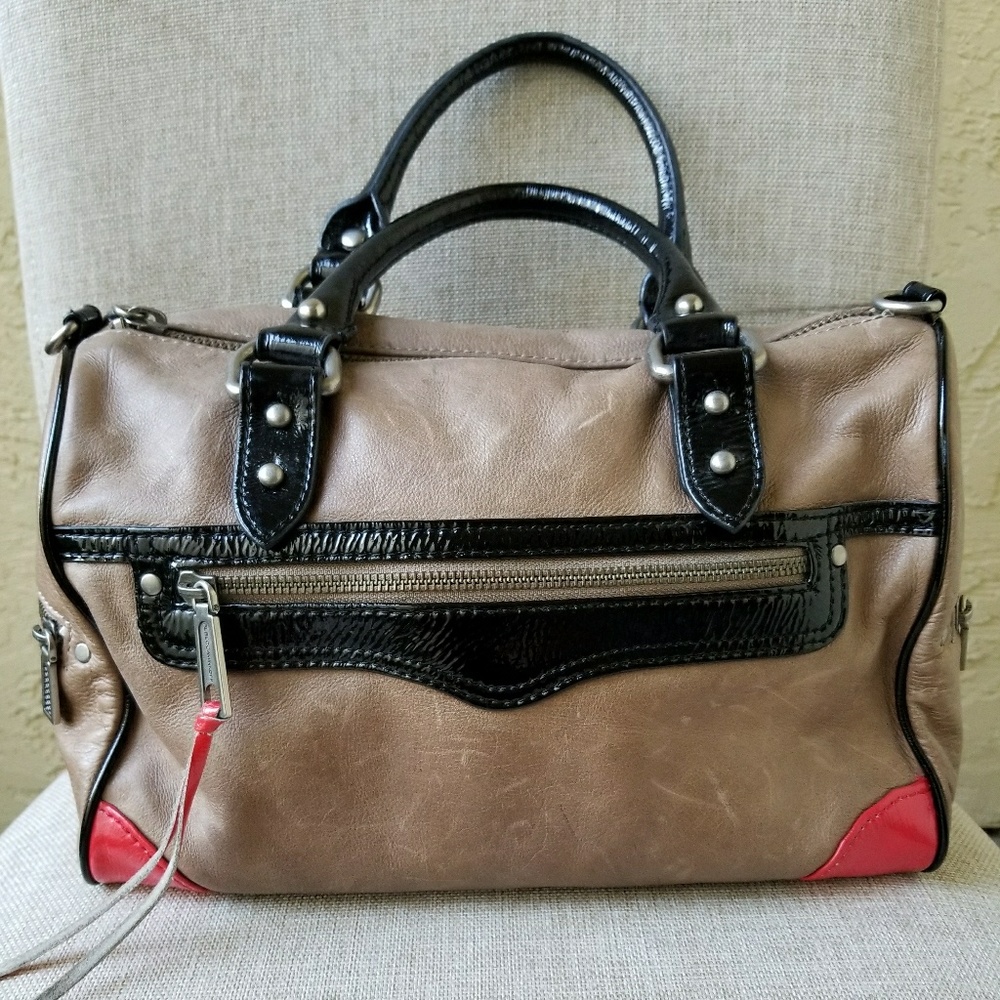 REBECCA MINCKOFF BEIGE HANDBAG