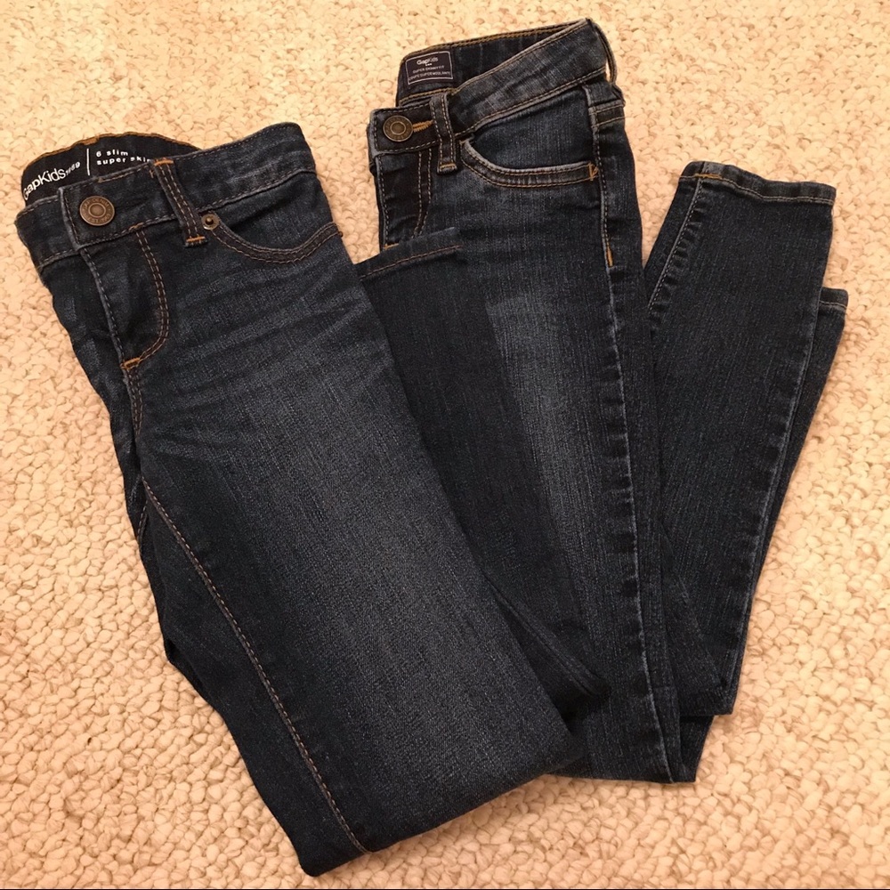 Gap kids 6 slim jean 2 pairs