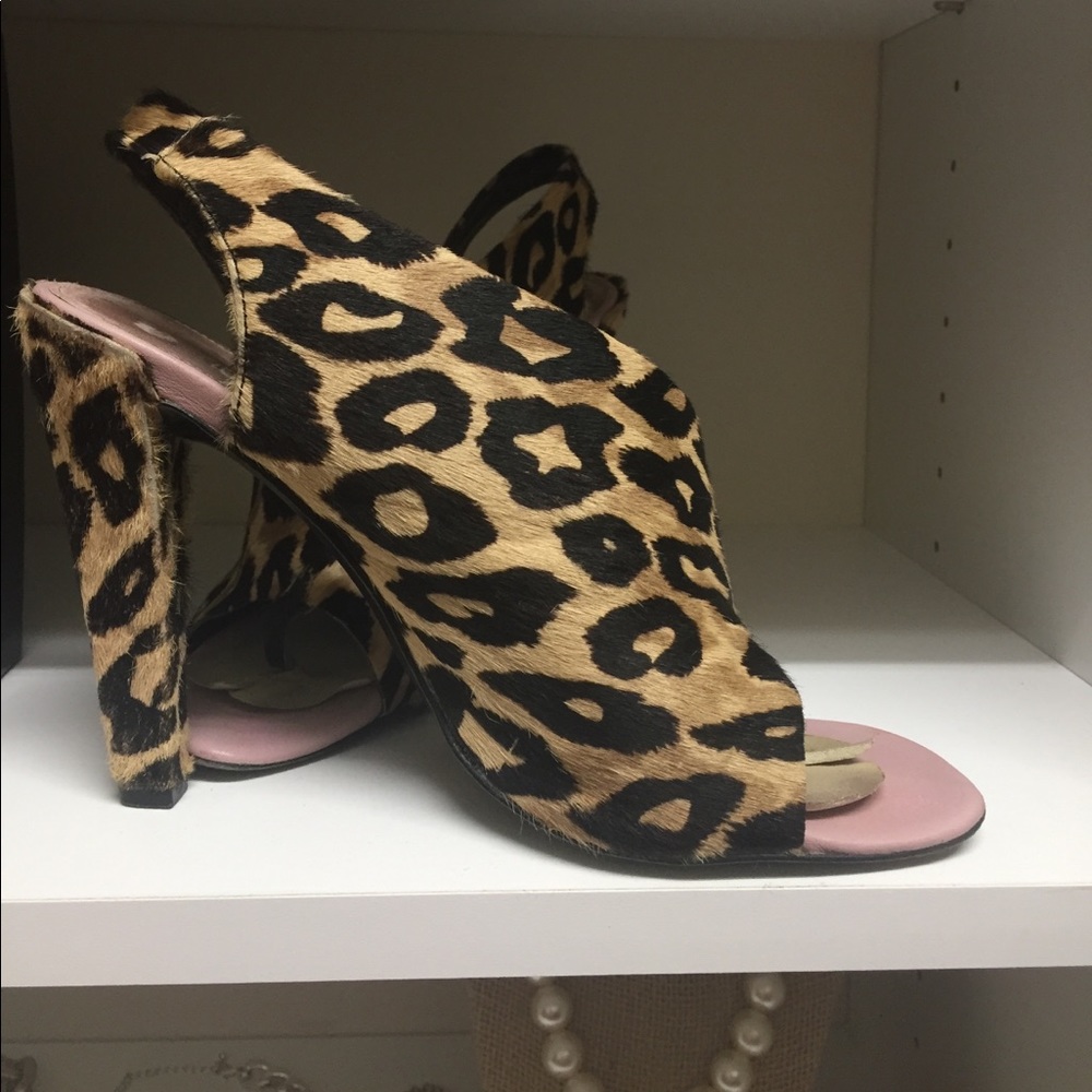 Diane von Furstenberg Leopard Heels