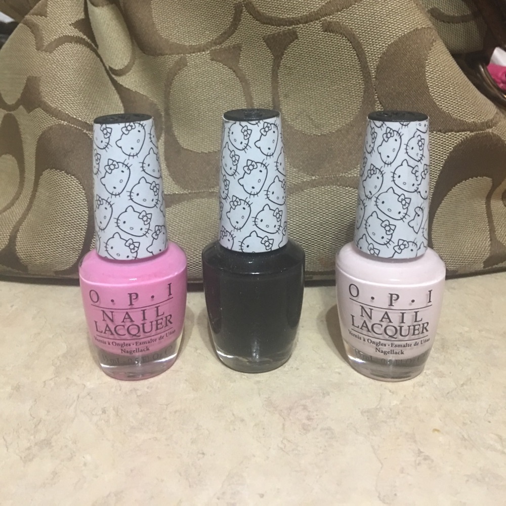 Hello Kitty Nail Polish trio