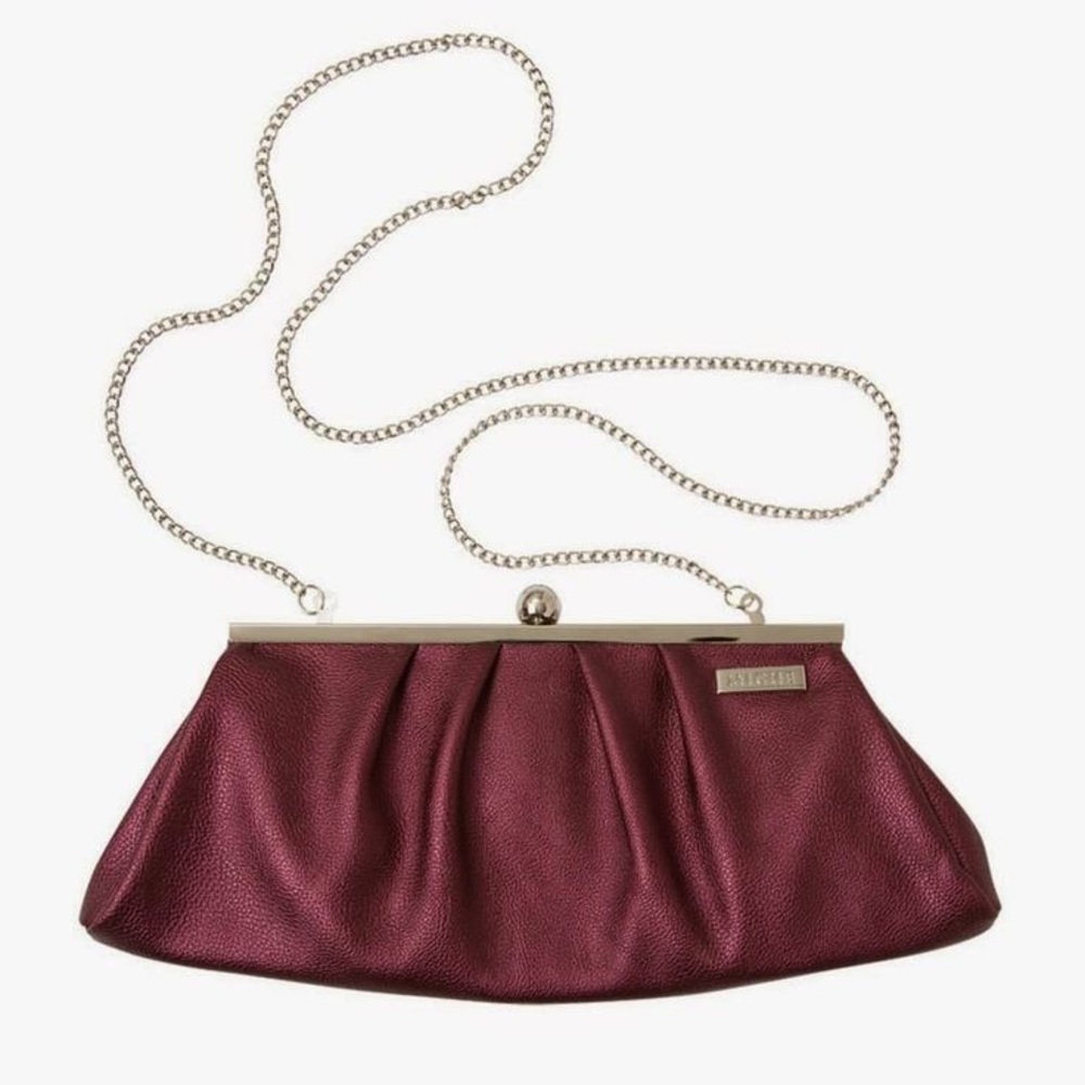 MICHE Metallic Berry Clutch