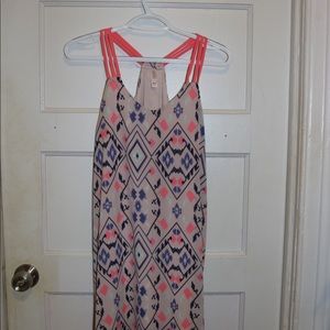 Geometric Fun bright dress.