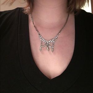 Art Deco rhinestone necklace