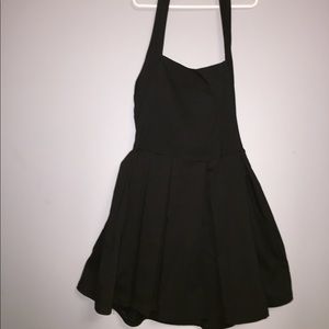 Black skater dress