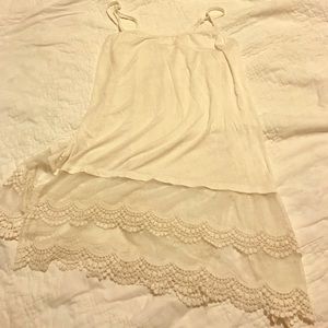 Lace-edged Shirt Extender