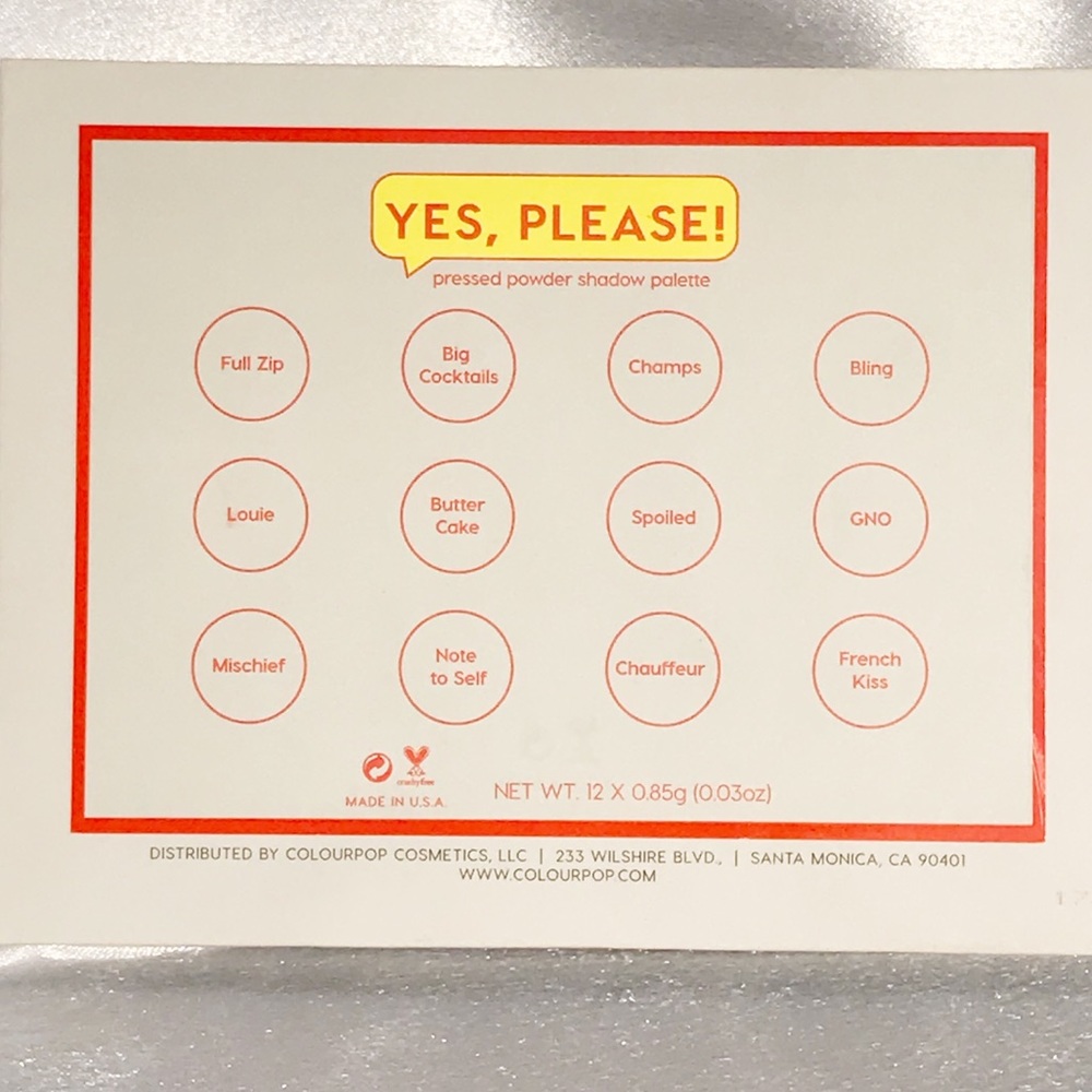 🆕ColourPop Yes, Please Pressed Shadow Palette - Picture 6 of 8