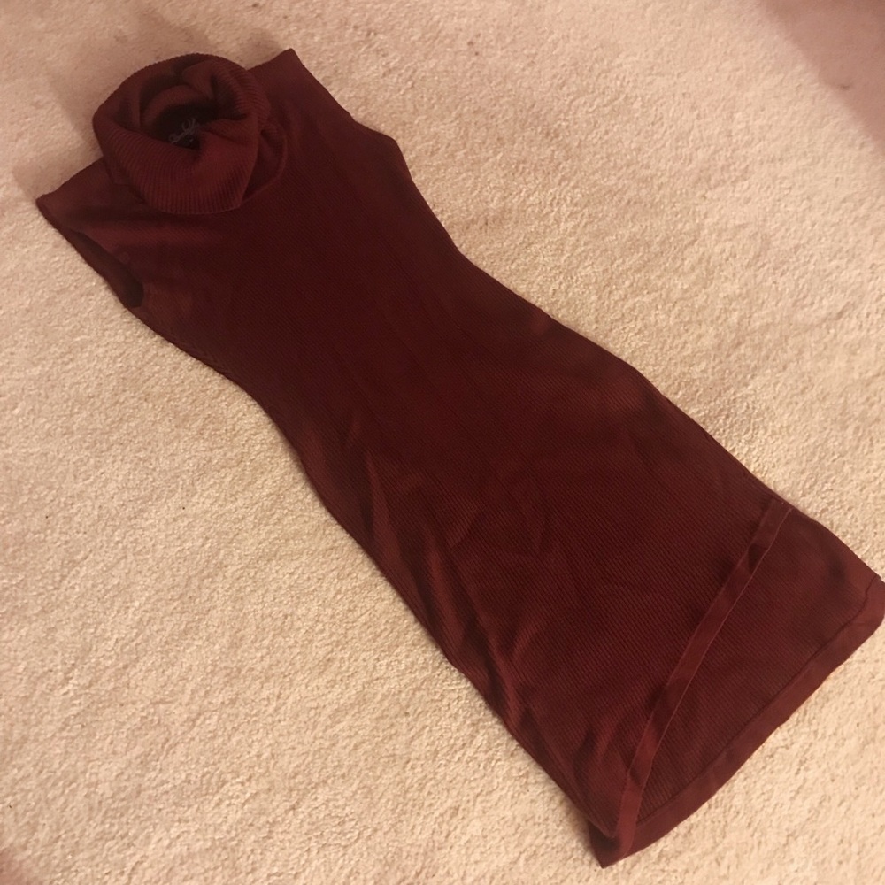 Asymmetrical Sweater Dress