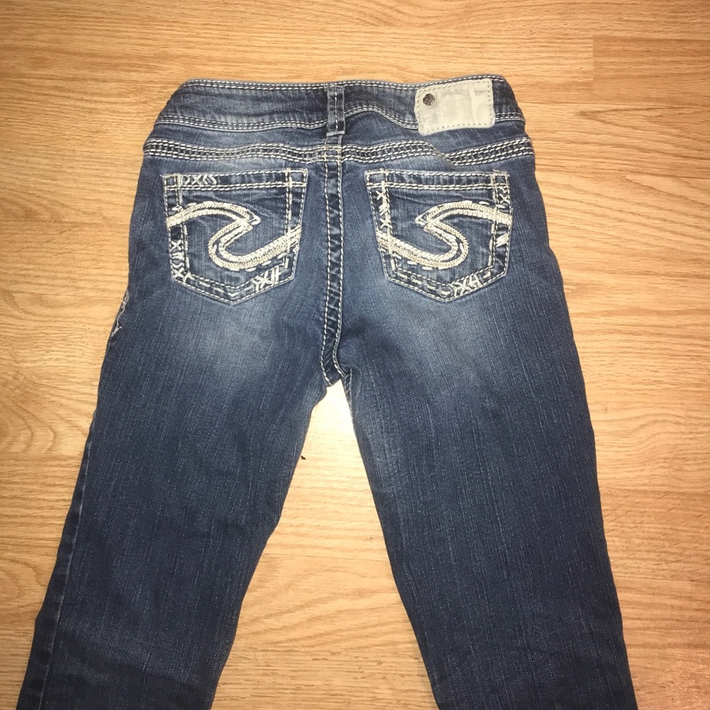 Silver “suki” jeans size 26waist 32 L