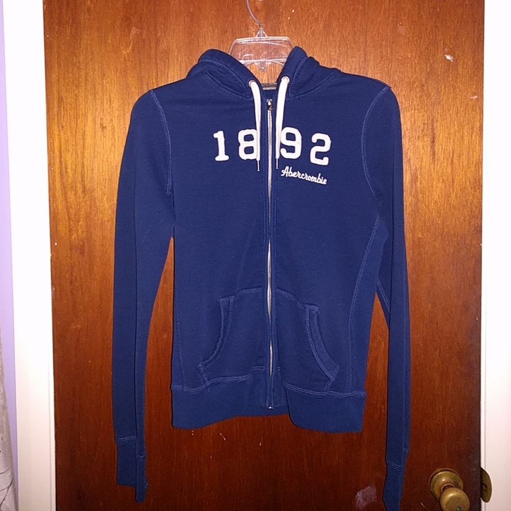FINAL SALE Abercrombie & Fitch blue jacket