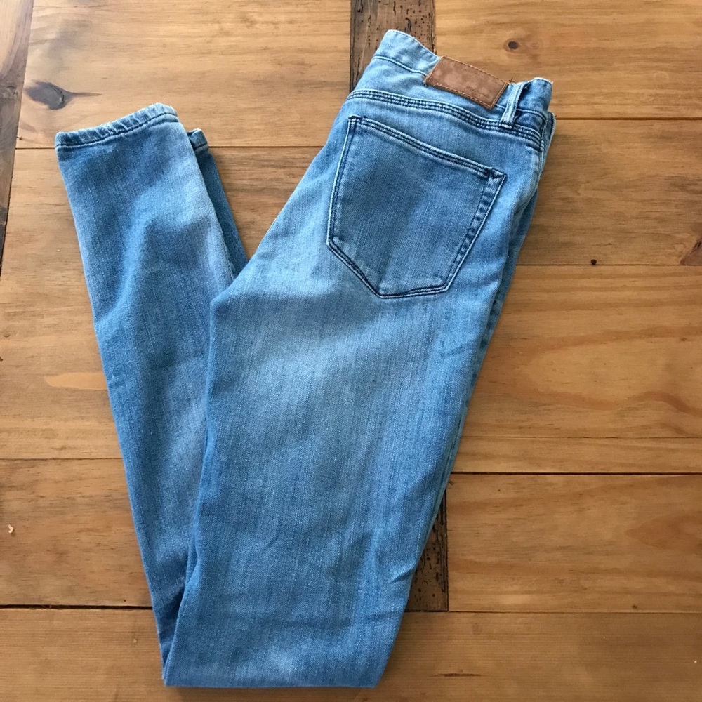 Madewell high riser skinny jeans