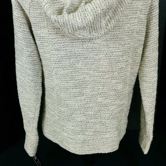 Sold INC Metallic Asymmetric Zipper Hooded Jacket - Picture 5 of 7